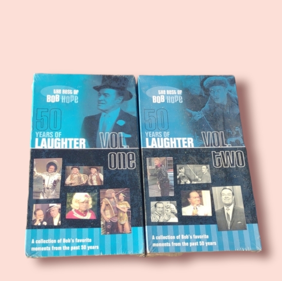 🎁 🆕 Sest of Bob Hope- 50 Years of Laughter- Vol 1 & 2 Sealed - Picture 1 of 7